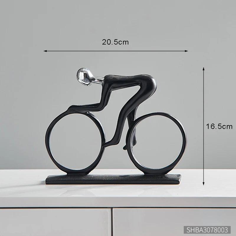 Statue abstraite en résine