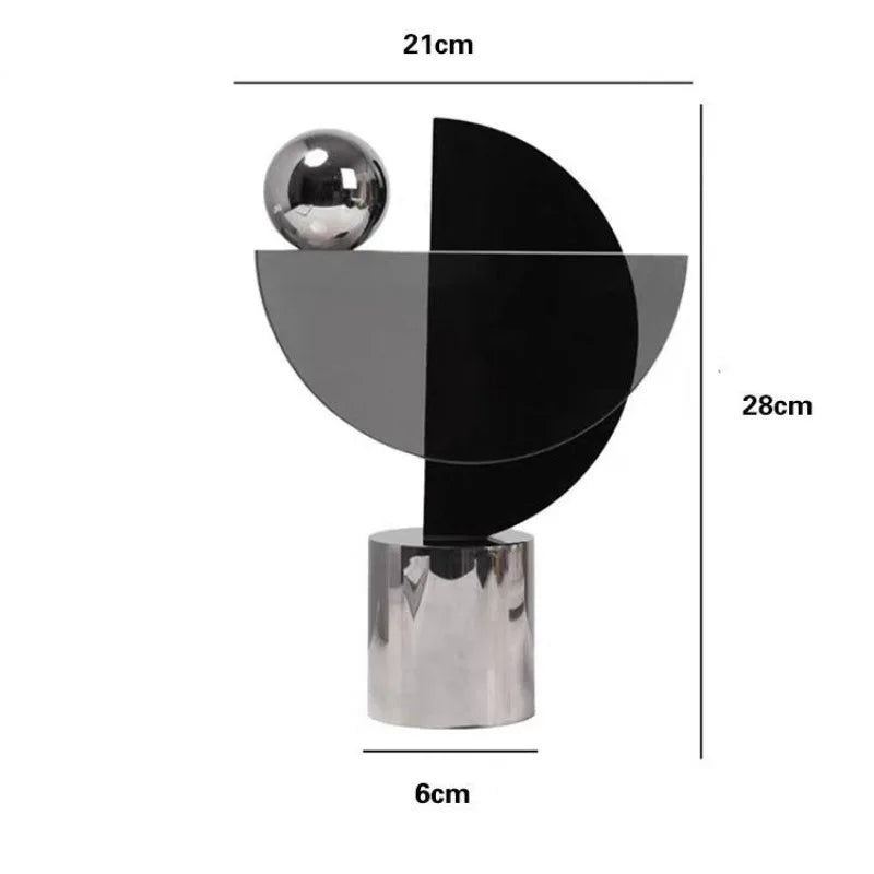 Statue géométrique décorative