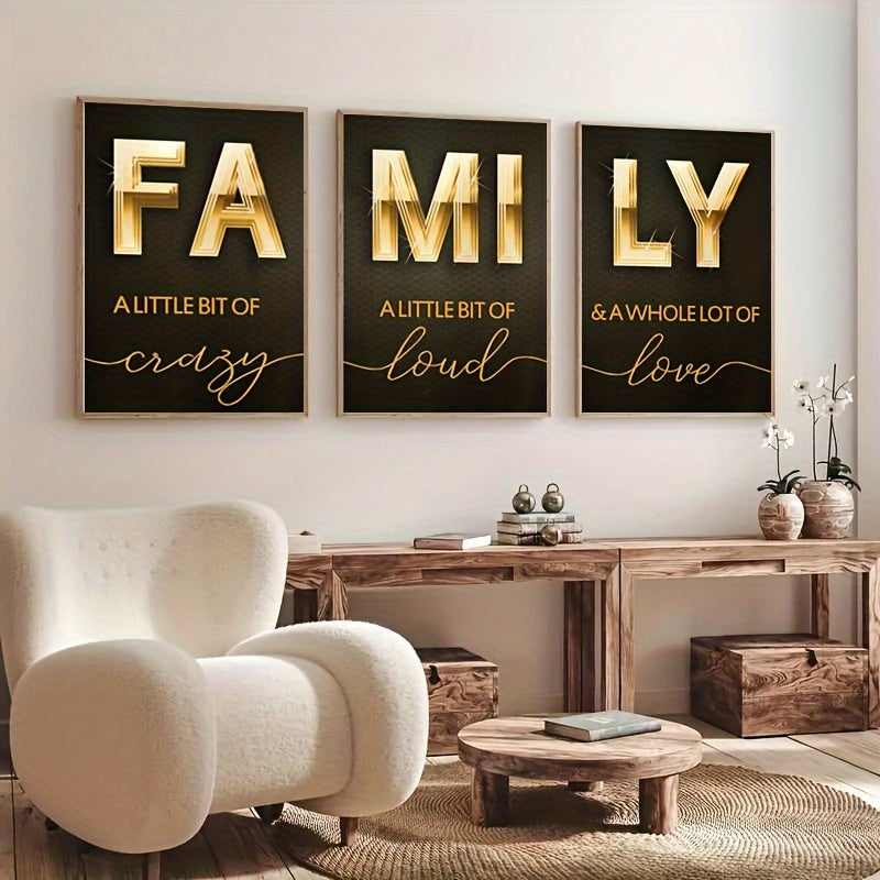 Ensemble 3 Toiles Family