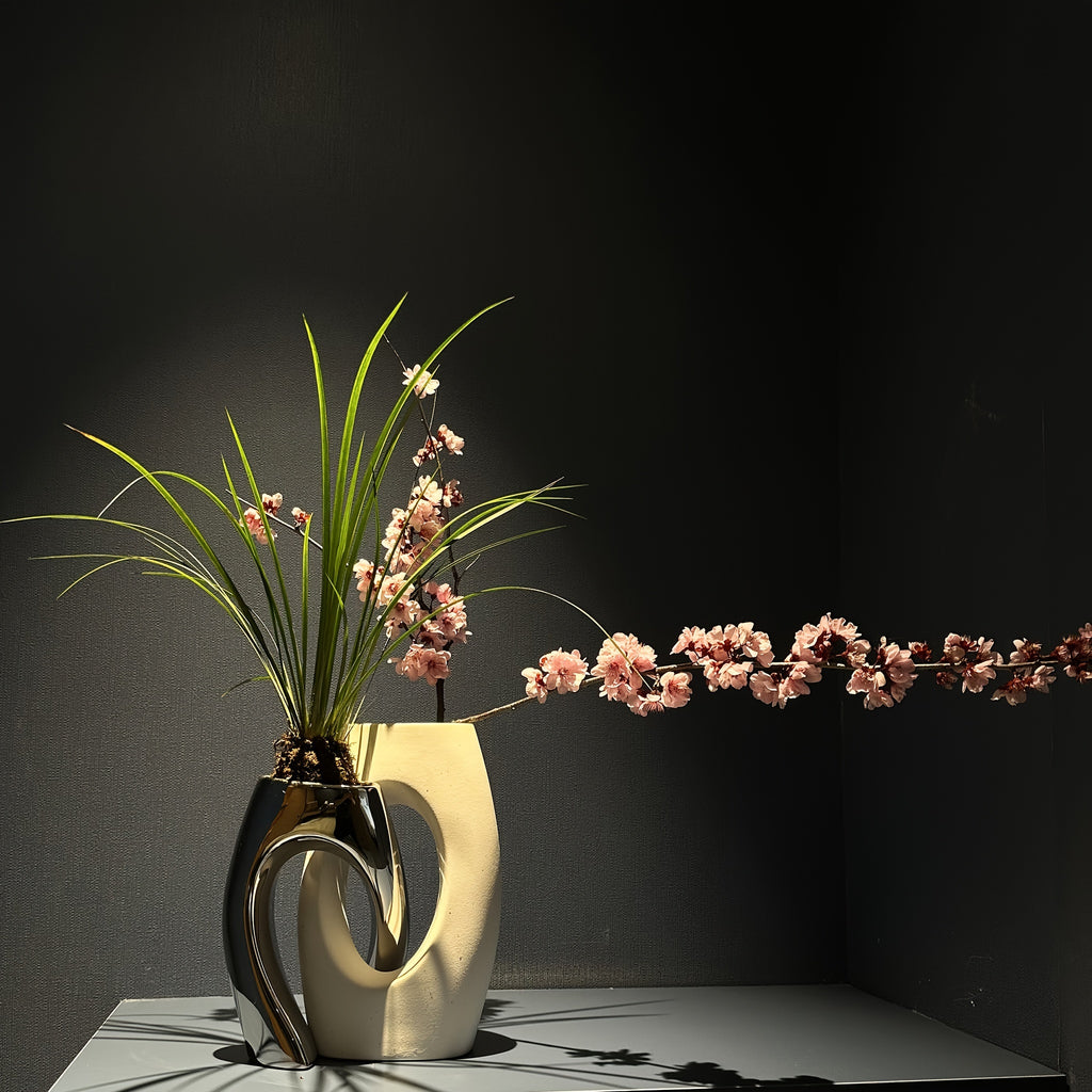 Ensemble de 2 Vases en Céramique Unique